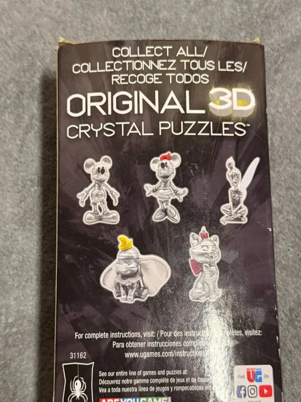 Disney 100 3D Crystal Ariel Puzzle — Size 42 Pieces
